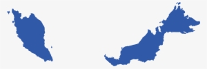 Default Message - Malaysia Map Png Blue