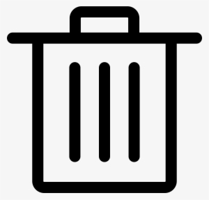 Manage The Delete Button Of The Receiving Address - Trash Can Icon Png