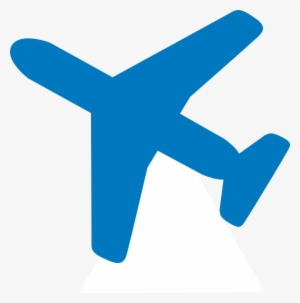 Airplane Clip Art At Clker - Blue Plane Icon Png