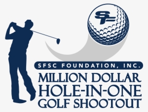 Million Dollar Hole In One Golf Shootout Logo - Placa Decorativa - Golf - 0701plmk