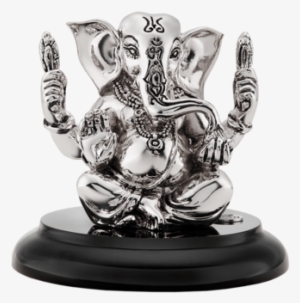 Silver Ganesha Idol - Silver Ganesh Idol Png