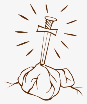 Original Png Clip Art File Sword In The Stone Svg Images