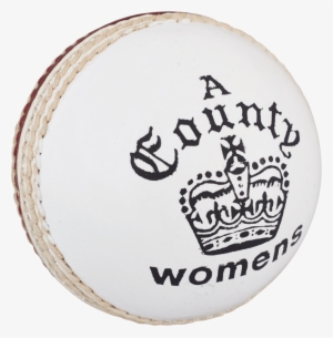Readers County Crown Red/white Cricket Ball - Readers County Crown White Cricket Ball Size: Mens