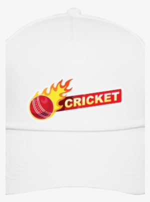 Customized Cricket Ball White Cap Customized Cricket - Baseball Cap