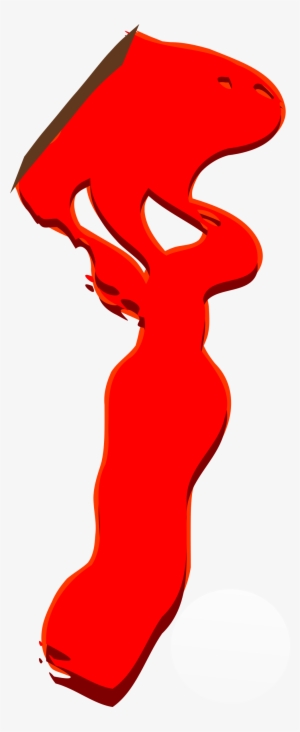 Clipart Of Wound, Blood Flow And Blood Spot - Blood