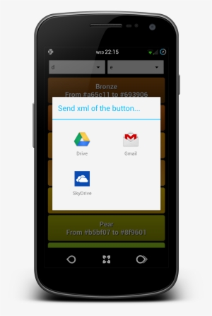 The 'many Gradients' Screen Where You See A Lot Of - Iphone