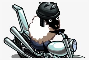 It Might Not Be Making As Much News As A Certain Fowl-hurling - Biker Sheep