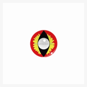 Cat's Eye Red Yellow Dragon Cosplay Colored Contact - Sharingan