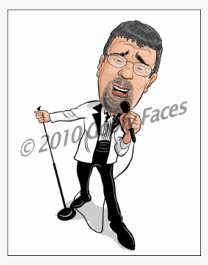 Color Business Caricature - Cartoon