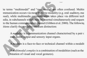Caricature Of Parallel Vocal And Visual Modalities - Drop Cap