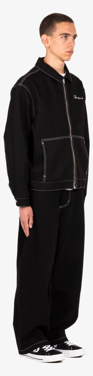 94' Denim Jacket Denim Jkt Blk - Denim