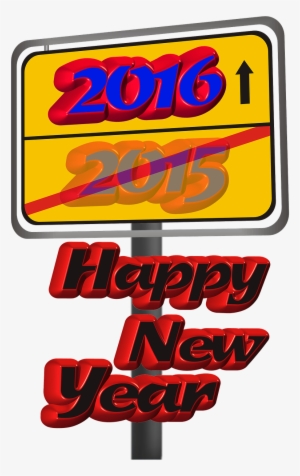 Happy New Year Lettering Isolated - New Year