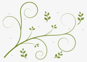 Vine Line Drawing Flower