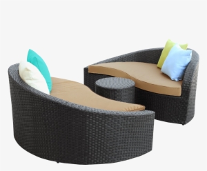 Image Product 58 - Magatama 3 Piece Outdoor Patio Chaise By Modway