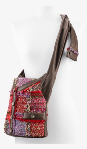 Chanel Brown Multicolor Fringe Tweed - Girl Bag Chanel