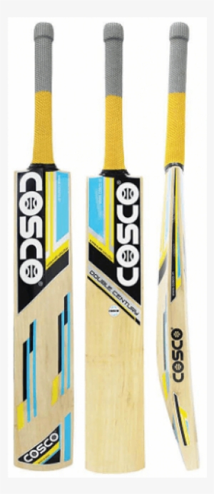 Cosco Double Century Kashmir Willow Cricket Bat - Cricket Bat