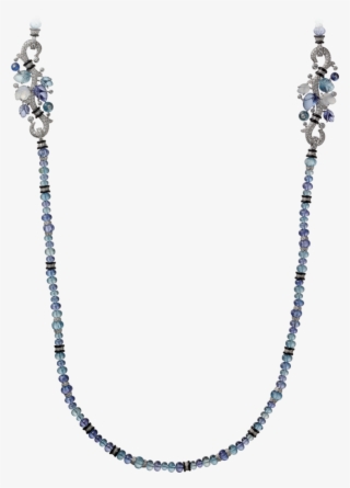 Necklace With Engraved Stones - High Jewelry Cartier Long Necklace