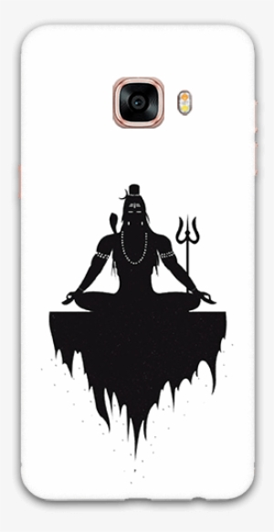 Lord Shiva Meditation Galaxy C5 Mobile Back Case - Shiv T Shirt Long
