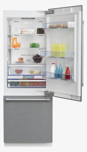 30" Built-in Bottom Freezer Refrigerator - 30 Inch Fully Integrated Built In Bottom Freezer Refrigerator