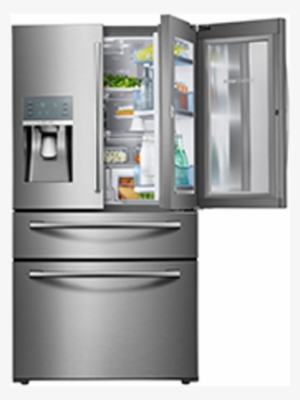 Rf22kredbsr - Samsung Four Door Refrigerator Food Showcase