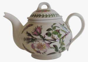 We Are Delighted To Offer You This Hard To Find Portmeirion - Portmeirion Botanic Garden Canton Vase 7 Inch Dog Rose