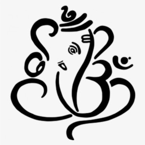 Ganesh Image In Black And White
