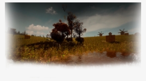 The District Background A Puddle In The Field - Portable Network Graphics