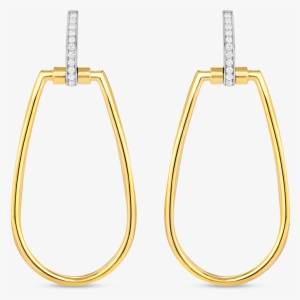 Dog Bone Chain Necklace With Diamond Stations - Earrings