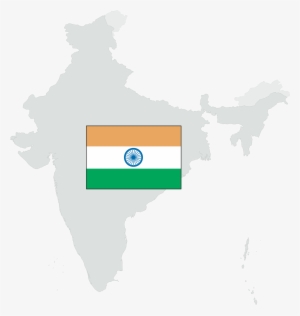 7 Co2 Metric Tons - India Map Clip Art