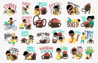 I Made A Set Of 24 Animated Stickers For Google Allo - Sticker