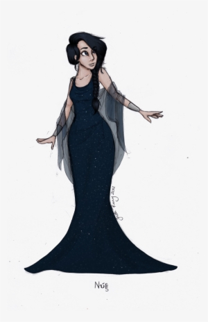 Nyx - Nyx Greek Goddess Drawing