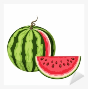 Watermelon With A Slice - Karpuz Çizim