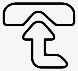 Phone View With Up Arrow Symbol To - Up To Symbol