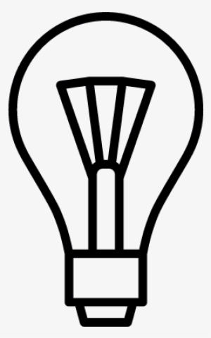 Light Bulb And Filament Vector - Double Filament Bulb Symbol