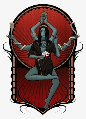 Personal Illustration Depicting The Hindu Goddess Kali - Kali