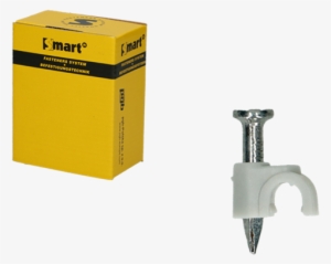 Smart Grey Nylon Cable Clip 8mm Ø12,00 - Metalworking Hand Tool