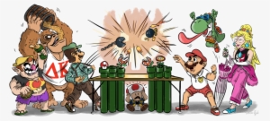 Mario Party Live Final Illustration Transparent - Mario Party
