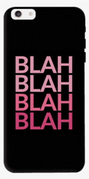 Blah Apple Iphone 6 Plus Case - Blah Blah Blah Iphone Case