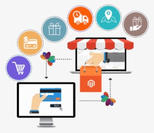 Magento Ecommerce Development France, Magento Development - Online Shopping Clipart