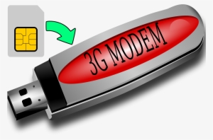 This Free Icons Png Design Of 3g Modem And Sim Card