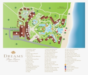 Dreams Playa Mujeres Map