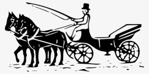 Onlinelabels Clip Art - Horse And Carriage Throw Blanket