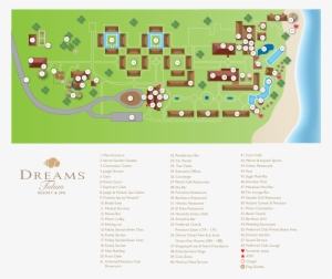 Dreams Tulum Resort & Spa Map