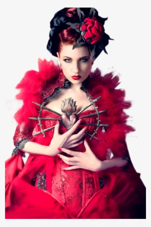 Fantasy Girl Clipart Png - Gothic Beauty Magazine Cover