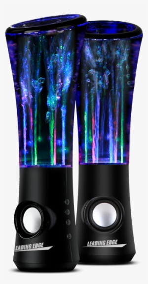 These Are The Coolest And Most Unique Speakers On The - Leading Edge X3 Water Dancing Speaker - White