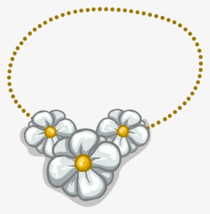Daisy Chain Clothing Icon Id 3163 - Flower Necklace Club Penguin