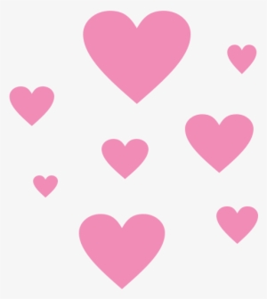 Ftestickers Pink Hearts - Hearts Sticker