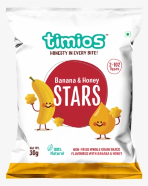 Kids & Pets - Timios Banana & Honey Stars 30g