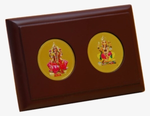 Table Lakshmiji Ganeshji Round Meenakari - Emblem