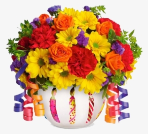 Free Png Bouquet Of Flowers Png Images Transparent - Flower Bunch For Birthday